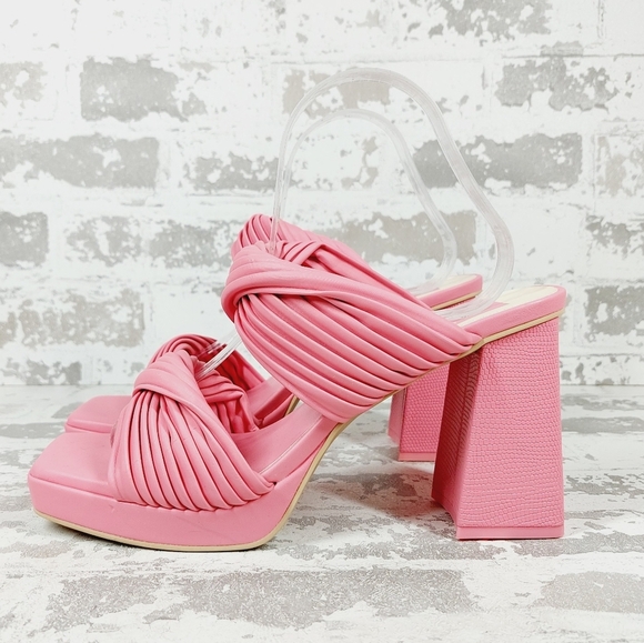 Dolce Vita Shoes - NEW Dolce Vita Women's Emeley Pink Slip-On Double Band Dress Sandals W200